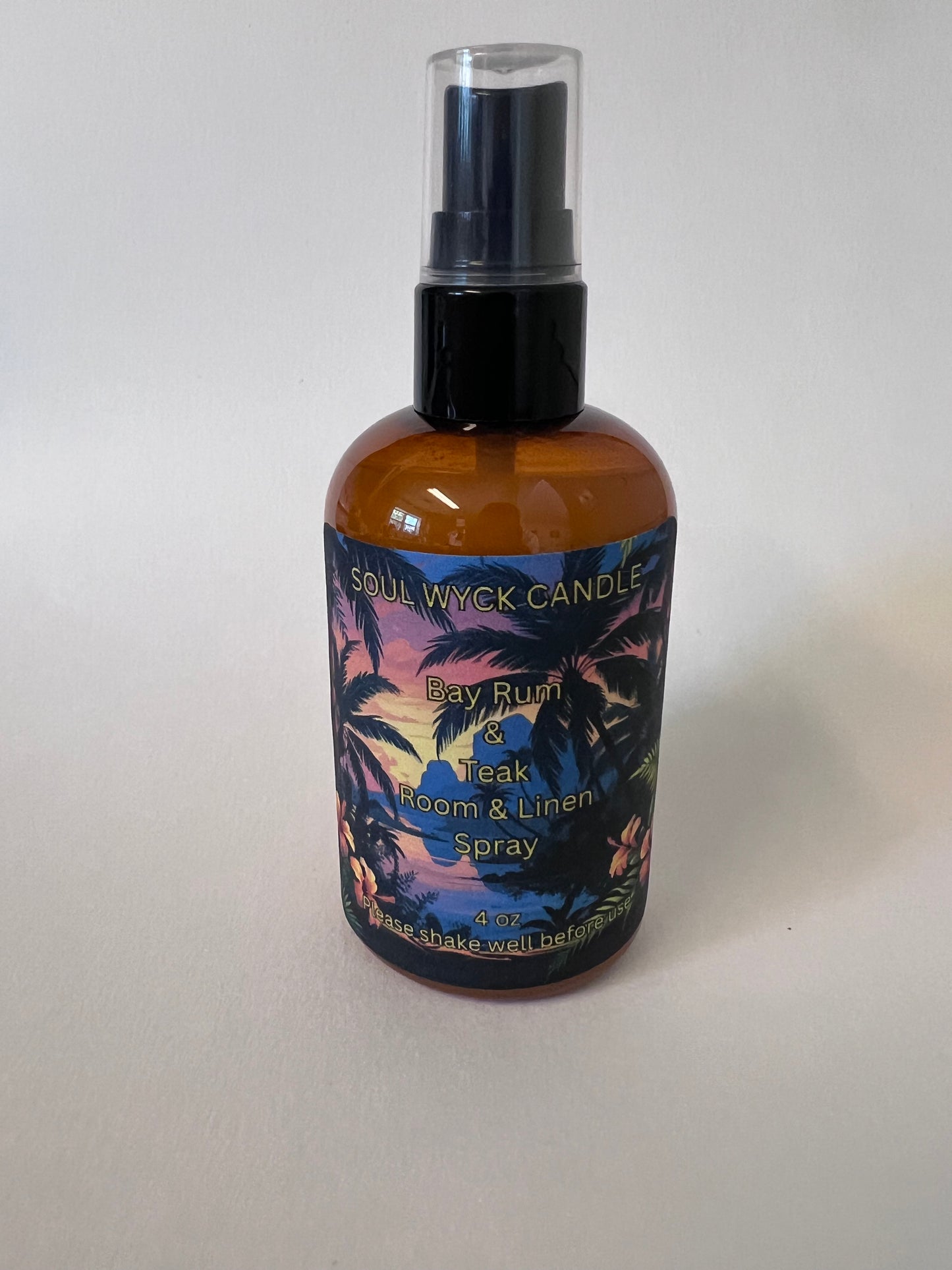 4 oz Bay Rum & Teak Room & Linen Spray