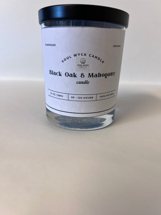 Black Oak & Mahogany Candle